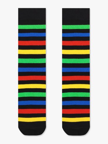 Βαμβακερή Κάλτσα με Σχέδια Striped RTO
