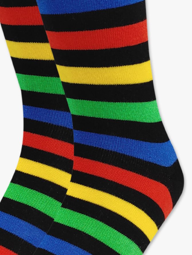 Βαμβακερή Κάλτσα με Σχέδια Striped RTO - Image 3