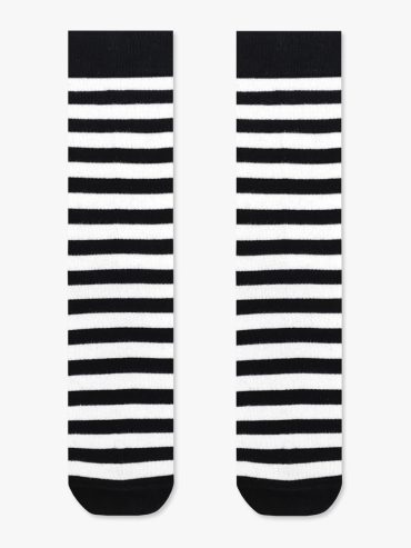 Βαμβακερή Κάλτσα με Σχέδια Striped RTO