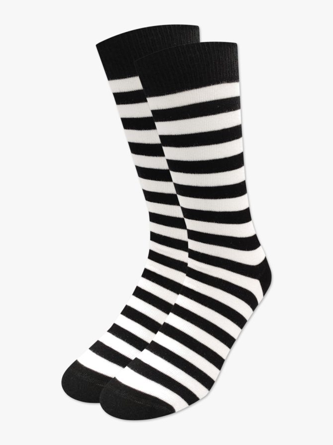Βαμβακερή Κάλτσα με Σχέδια Striped RTO - Image 2