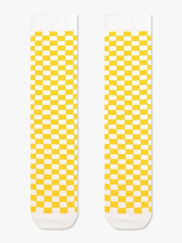 Βαμβακερή Κάλτσα με Σχέδια Checkboard RTO