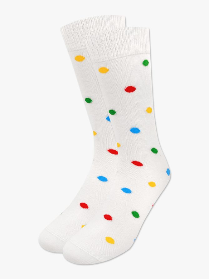 Βαμβακερή Κάλτσα με Σχέδια Polka Dots RTO - Image 2