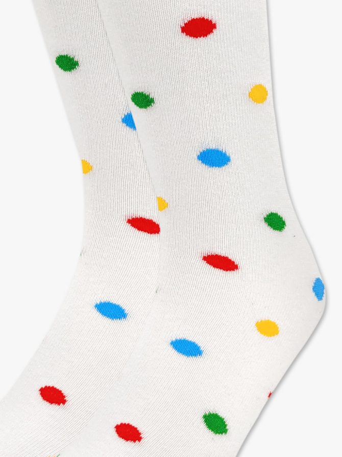 Βαμβακερή Κάλτσα με Σχέδια Polka Dots RTO - Image 3