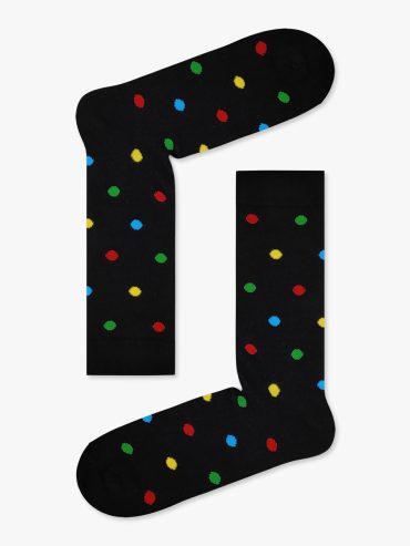 Βαμβακερή Κάλτσα με Σχέδια Polka Dots RTO