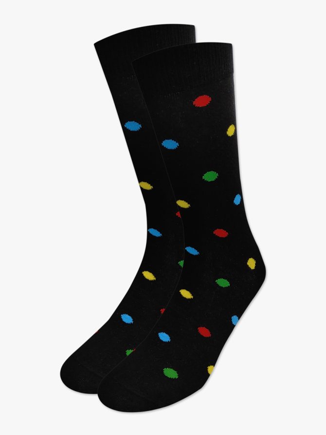Βαμβακερή Κάλτσα με Σχέδια Polka Dots RTO - Image 2