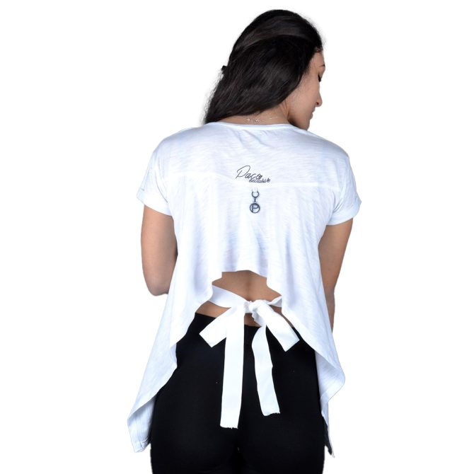 ΒΑΜΒΑΚΕΡΟ ΓΥΝΑΙΚΕΙΟ T-SHIRT PACO SIMPLE ΑΣΠΡΟ 201649