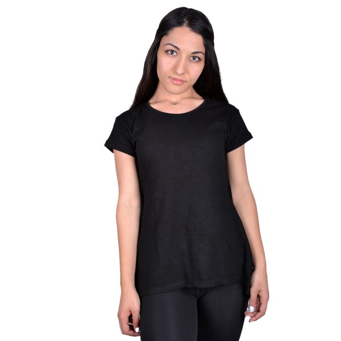 ΒΑΜΒΑΚΕΡΟ ΓΥΝΑΙΚΕΙΟ T-SHIRT PACO SIMPLE ΜΑΥΡΟ 201649