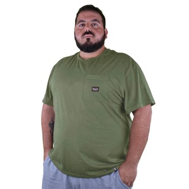 ΒΑΜΒΑΚΕΡΟ OVERSIZE T-SHIRT PACO ΦΥΣΤΙΚΙ ΜΕ ΤΣΕΠΗ 2431803