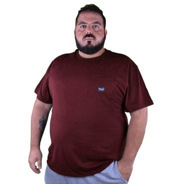 ΒΑΜΒΑΚΕΡΟ OVERSIZE T-SHIRT PACO ΜΠΟΡΝΤΟ ΜΕ ΤΣΕΠΗ 2431803