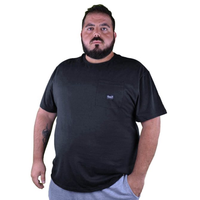 ΒΑΜΒΑΚΕΡΟ OVERSIZE T-SHIRT PACO ΑΝΘΡΑΚΙ ΜΕ ΤΣΕΠΗ 2431803