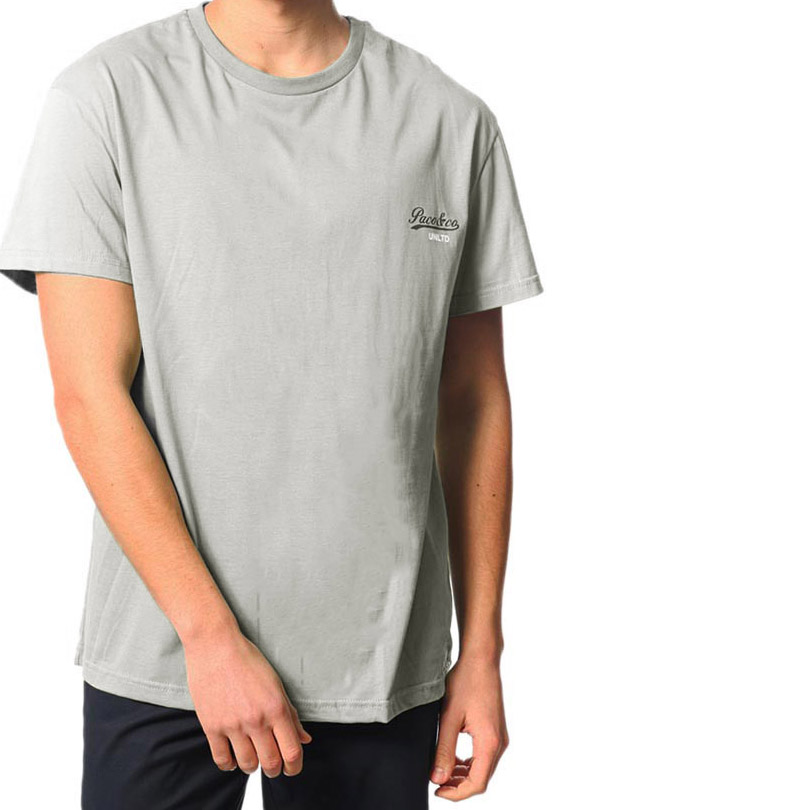 ΑΝΔΡΙΚΟ ΒΑΜΒΑΚΕΡΟ PLUS SIZE T-SHIRT ROUND NECK ΓΚΡΙ 2431805