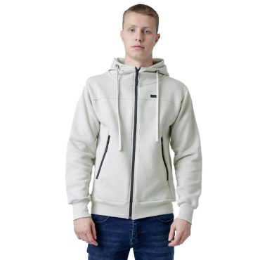 ΒΑΜΒΑΚΕΡΗ ΑΝΔΡΙΚΗ ΖΑΚΕΤΑ ΜΕ ΧΝΟΥΔΙ PACO REVERSED ZIPPER JACKET ΓΚΡΙ 2581101