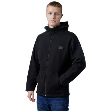 ΒΑΜΒΑΚΕΡΗ ΑΝΔΡΙΚΗ ΖΑΚΕΤΑ ΜΕ ΧΝΟΥΔΙ PACO OVER JACKET ΜΑΥΡΟ 2581103