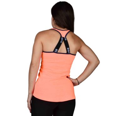 ΒΑΜΒΑΚΕΡΟ ΓΥΝΑΙΚΕΙΟ ΑΜΑΝΙΚΟ T-SHIRT PACO LINES ΠΟΡΤΟΚΑΛΙ 201623