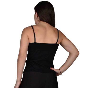 ΒΑΜΒΑΚΕΡΟ ΓΥΝΑΙΚΕΙΟ ΤΙΡΑΝΤΕ T-SHIRT PACO ART ΜΑΥΡΟ 201632