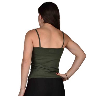 ΒΑΜΒΑΚΕΡΟ ΓΥΝΑΙΚΕΙΟ ΤΙΡΑΝΤΕ T-SHIRT PACO ART ΧΑΚΙ 201632