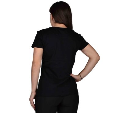 ΒΑΜΒΑΚΕΡΟ ΓΥΝΑΙΚΕΙΟ T-SHIRT PACO MOOD ΜΑΥΡΟ 201637