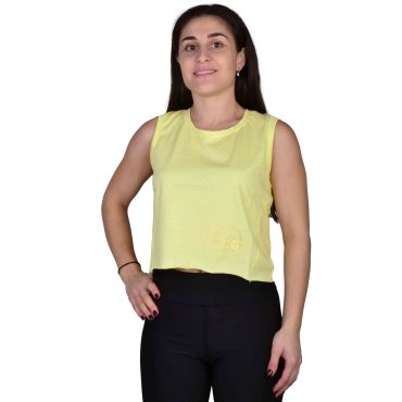 ΒΑΜΒΑΚΕΡΟ ΓΥΝΑΙΚΕΙΟ ΑΜΑΝΙΚΟ T-SHIRT PACO LUXURY ΚΙΤΡΙΝΟ 213171