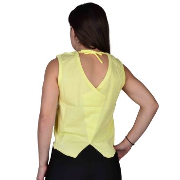 ΒΑΜΒΑΚΕΡΟ ΓΥΝΑΙΚΕΙΟ ΑΜΑΝΙΚΟ T-SHIRT PACO LUXURY ΚΙΤΡΙΝΟ 213171