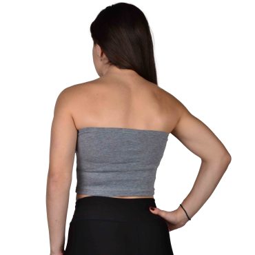 ΒΑΜΒΑΚΕΡΟ ΓΥΝΑΙΚΕΙΟ CROP ΤΟΠ PACO ΓΚΡΙ 2152