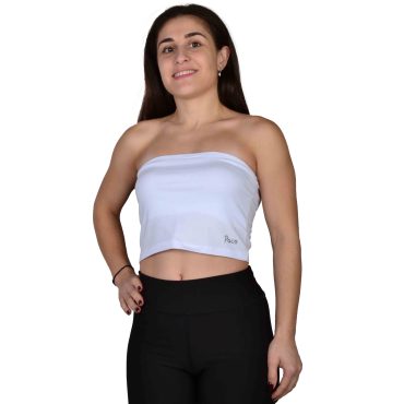 ΒΑΜΒΑΚΕΡΟ ΓΥΝΑΙΚΕΙΟ CROP ΤΟΠ PACO ΑΣΠΡΟ 2152