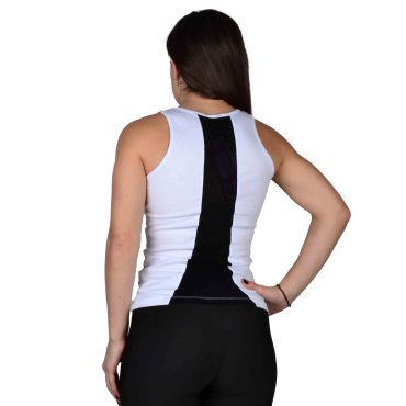 ΒΑΜΒΑΚΕΡΟ ΓΥΝΑΙΚΕΙΟ ΑΜΑΝΙΚΟ T-SHIRT PACO WORK OUT SQUAD ΑΣΠΡΟ 2281