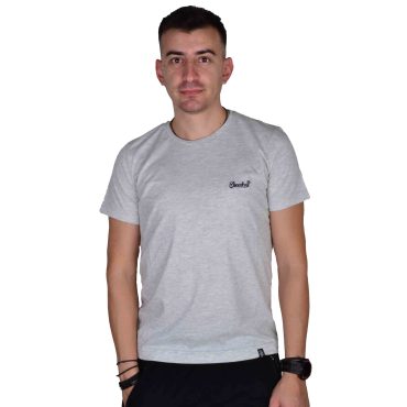 ΑΝΔΡΙΚΟ ΒΑΜΒΑΚΕΡΟ T-SHIRT PACO SIMPLE ΓΚΡΙ 2431800
