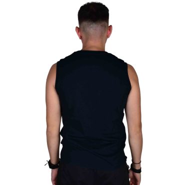 ΑΝΔΡΙΚΗ ΒΑΜΒΑΚΕΡΗ ΑΜΑΝΙΚΗ ΜΠΛΟΥΖΑ PACO SIMPLE ΜΑΥΡΟ 2431804