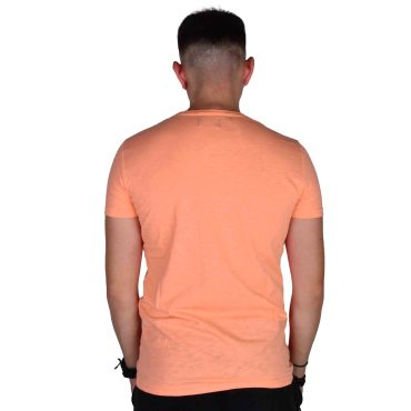 ΑΝΔΡΙΚΟ ΒΑΜΒΑΚΕΡΟ T-SHIRT PACO BSC PRINT ΠΟΡΤΟΚΑΛΙ 2431820