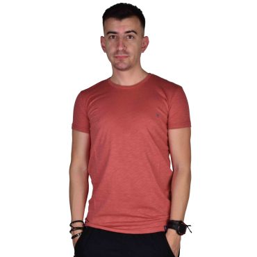 ΑΝΔΡΙΚΟ ΒΑΜΒΑΚΕΡΟ T-SHIRT PACO BSC PRINT ΚΟΡΑΛΙ 2431820