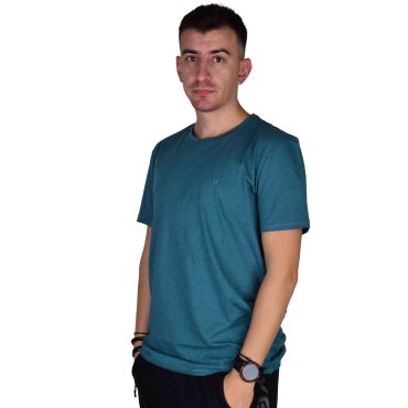 ΑΝΔΡΙΚΟ ΒΑΜΒΑΚΕΡΟ T-SHIRT PACO BSC PRINT ΠΕΤΡΟΛ 2431820