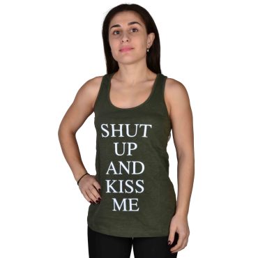 ΒΑΜΒΑΚΕΡΟ ΓΥΝΑΙΚΕΙΟ ΑΜΑΝΙΚΟ T-SHIRT PACO KISS ME ΧΑΚΙ 4131