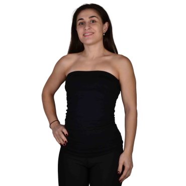 ΒΑΜΒΑΚΕΡΟ ΓΥΝΑΙΚΕΙΟ STRAPLES PACO ΜΑΥΡΟ 86207