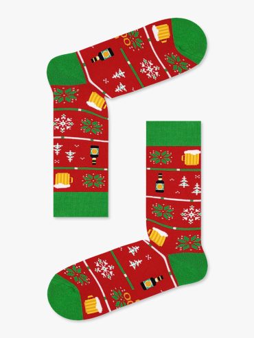 Χριστουγεννιάτικη Κάλτσα Πετσετέ με Σχέδια Christmas Fest NODO