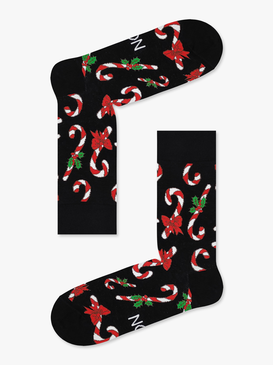 Χριστουγεννιάτικη Κάλτσα Βαμβακερή με Σχέδια Christmas Candy NODO