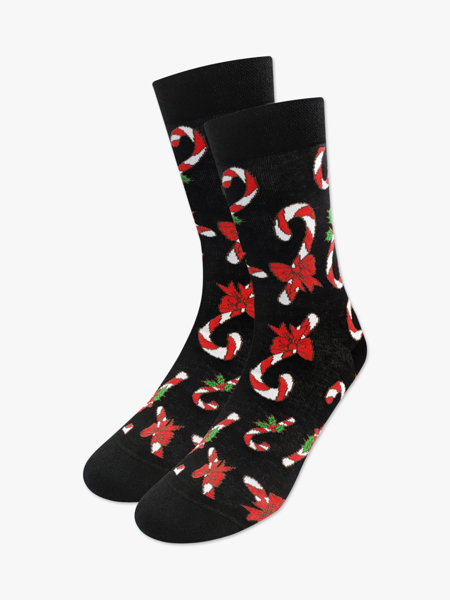 Χριστουγεννιάτικη Κάλτσα Βαμβακερή με Σχέδια Christmas Candy NODO - Image 2