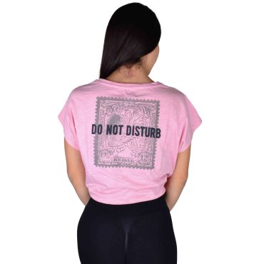 ΒΑΜΒΑΚΕΡΟ ΓΥΝΑΙΚΕΙΟ T-SHIRT CROP AVAILABLE ΡΟΖ 201657
