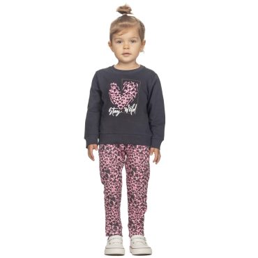 ΒΑΜΒΑΚΕΡΟ ΣΕΤ ΜΕ ΚΟΛΑΝ ΓΙΑ ΚΟΡΙΤΣΙ ΜΕ ΧΝΟΥΔΙ JOYCE STAY WILD ΑΝΘΡΑΚΙ 2561120