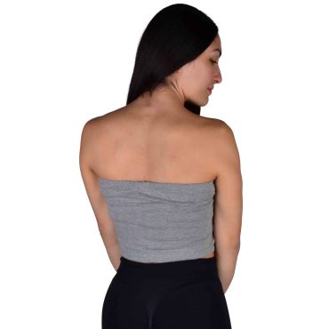 ΒΑΜΒΑΚΕΡΟ ΓΥΝΑΙΚΕΙΟ CROP ΤΟΠ PACO ΓΚΡΙ 86211