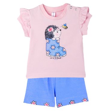 ΒΑΜΒΑΚΕΡΟ ΣΕΤ ΜΕ ΣΟΡΤΣ ΓΙΑ ΚΟΡΙΤΣΙ JOYCE PORCUPINE ΡΟΖ 2421104