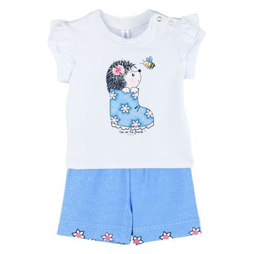 ΒΑΜΒΑΚΕΡΟ ΣΕΤ ΜΕ ΣΟΡΤΣ ΓΙΑ ΚΟΡΙΤΣΙ JOYCE PORCUPINE ΑΣΠΡΟ 2421104