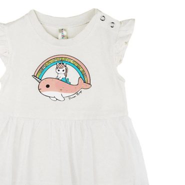 BEBE ΚΟΡΙΤΣΙΣΤΙΚΟ ΒΑΜΒΑΚΕΡΟ KONTOMANIKΟ ΦΟΡΜΑΚΙ DREAMS UNICAT ΑΣΠΡΟ 2421204