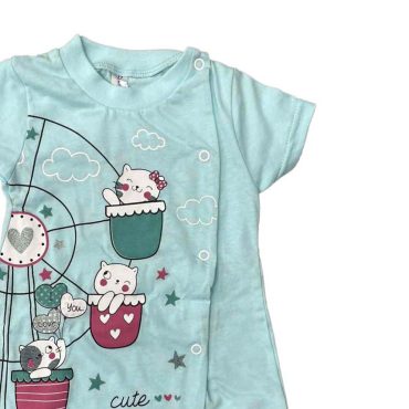 BEBE ΚΟΡΙΤΣΙΣΤΙΚΟ ΒΑΜΒΑΚΕΡΟ KONTOMANIKΟ ΦΟΡΜΑΚΙ DREAMS WHEEL ΓΑΛΑΖΙΟ 2421207