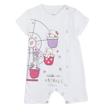 BEBE ΚΟΡΙΤΣΙΣΤΙΚΟ ΒΑΜΒΑΚΕΡΟ KONTOMANIKΟ ΦΟΡΜΑΚΙ DREAMS WHEEL ΑΣΠΡΟ 2421207