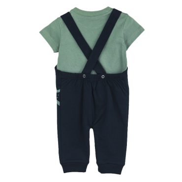 BEBE ΒΑΜΒΑΚΕΡΟ ΣΕΤ ΜΕ ΣΑΛΟΠΕΤΑ ΓΙΑ ΑΓΟΡΙ DREAMS DINO ΜΠΛΕ 2422105