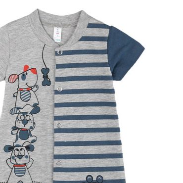 BEBE ΑΓΟΡΙΣΤΙΚΟ ΒΑΜΒΑΚΕΡΟ KONTOMANIKΟ ΦΟΡΜΑΚΙ DREAMS FRIENDS ΓΚΡΙ 2422212