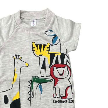 BEBE ΑΓΟΡΙΣΤΙΚΟ ΒΑΜΒΑΚΕΡΟ KONTOMANIKΟ ΦΟΡΜΑΚΙ DREAMS ZOO ΜΠΕΖ 2422214