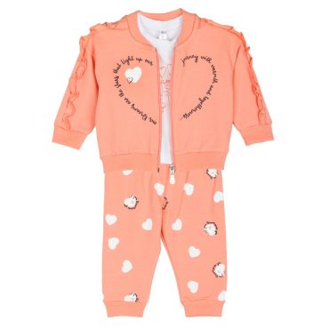 ΒΑΜΒΑΚΕΡΟ ΣΕΤ 3 ΤΕΜΑΧΙΩΝ ΧΩΡΙΣ ΧΝΟΥΔΙ ΓΙΑ ΚΟΡΙΤΣΙ DREAMS PRETTY HEARTS ΠΟΡΤΟΚΑΛΙ 2521001