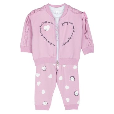 ΒΑΜΒΑΚΕΡΟ ΣΕΤ 3 ΤΕΜΑΧΙΩΝ ΧΩΡΙΣ ΧΝΟΥΔΙ ΓΙΑ ΚΟΡΙΤΣΙ DREAMS PRETTY HEARTS ΛΙΛΑ 2521001