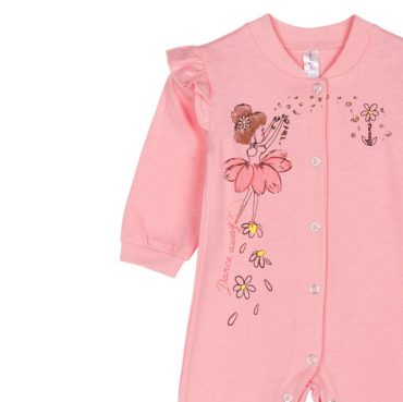 BEBE ΒΑΜΒΑΚΕΡΟ ΦΟΡΜΑΚΙ ΓΙΑ ΚΟΡΙΤΣΙ DREAMS FLOWER GIRL ΡΟΖ 2521202